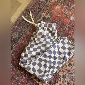 SOLD Urban Outfitters purple and cream check pants